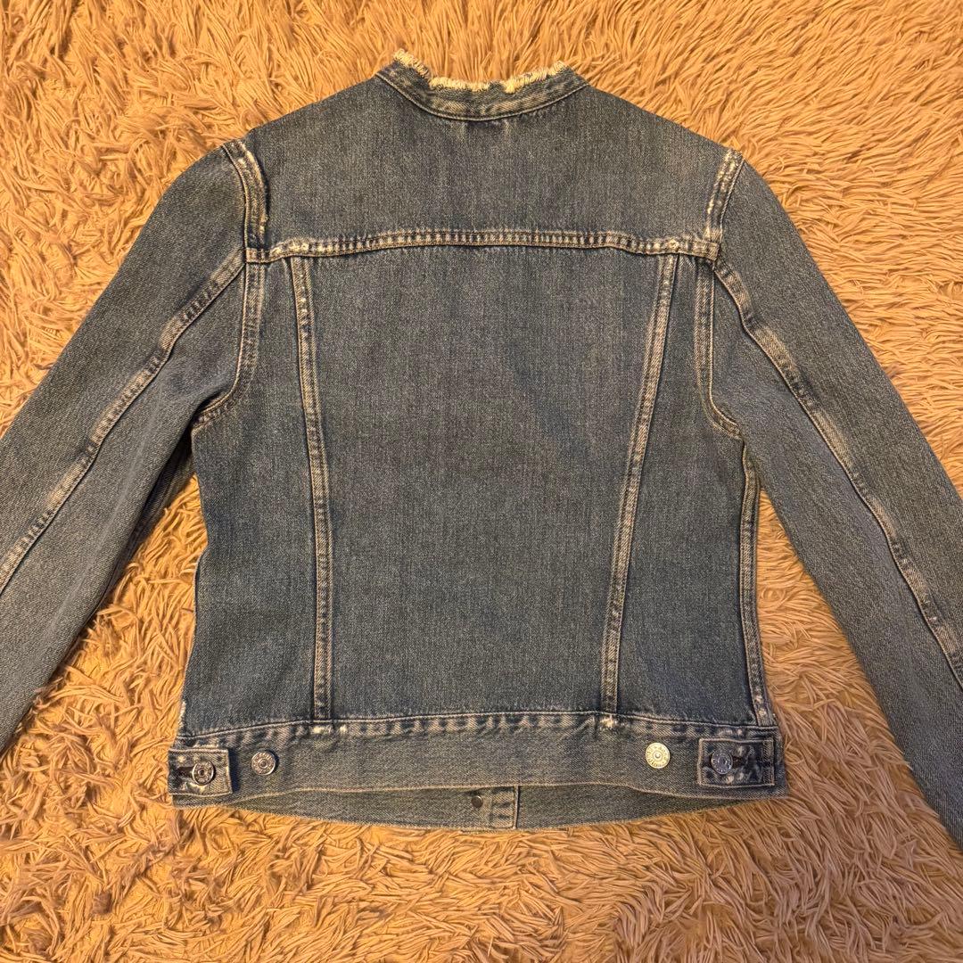 Acne Studios ノーカラー デニムジャケット Gジャン BTSテテ着用