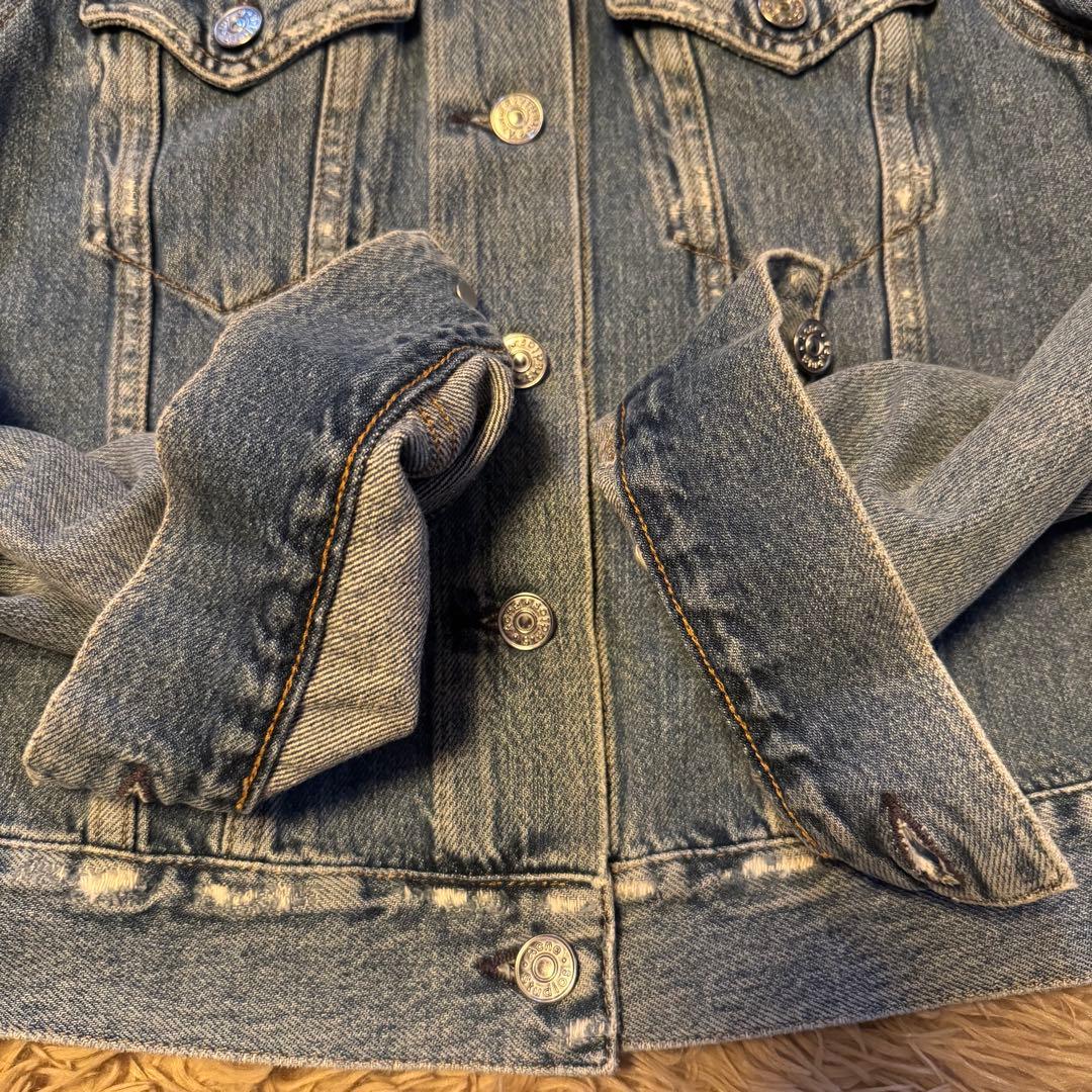 Acne Studios ノーカラー デニムジャケット Gジャン BTSテテ着用