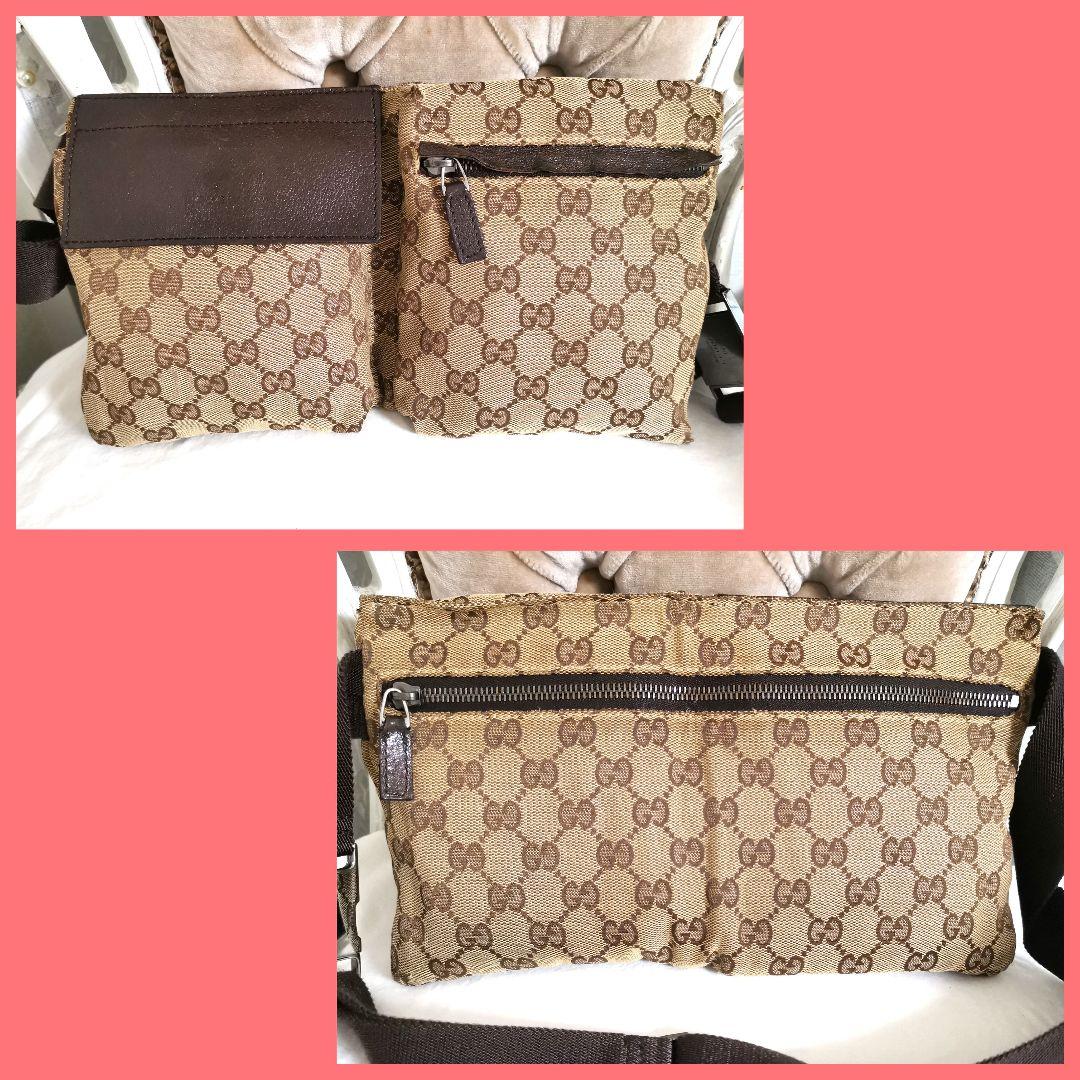 みゆき! グッチGUCCI GG柄ボディバッグ 斜めがけショルダーバッグ