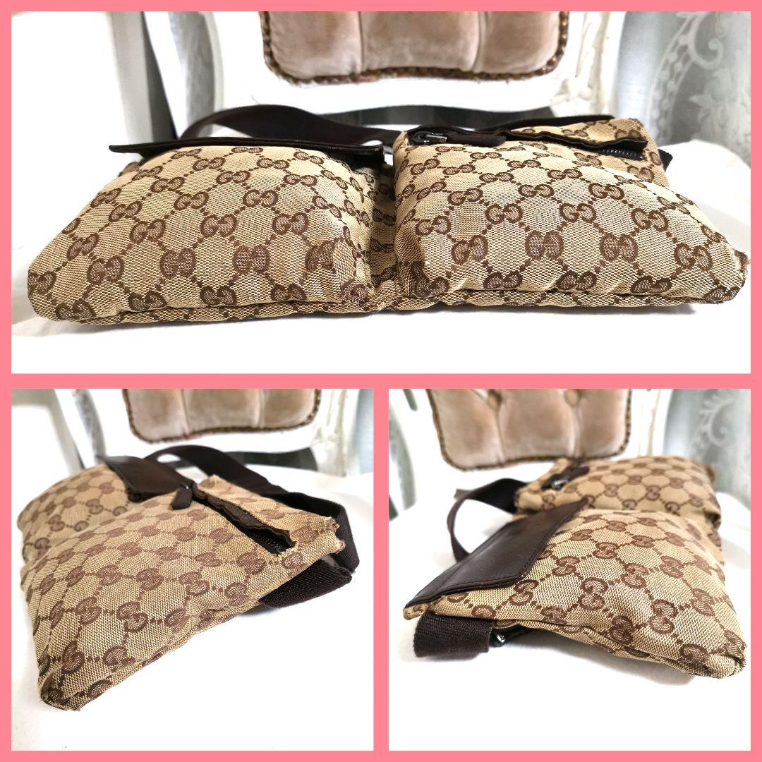 みゆき! グッチGUCCI GG柄ボディバッグ 斜めがけショルダーバッグ