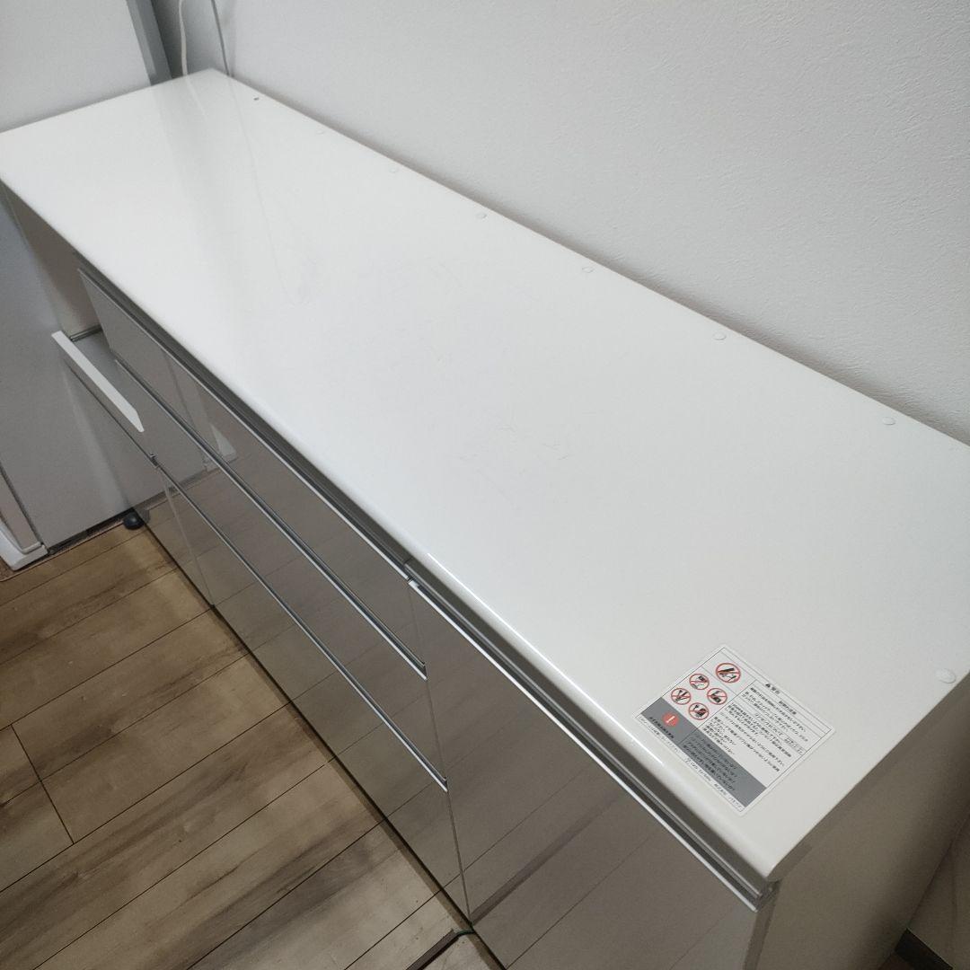 ももまる様用　パモウナ　カップボード　食器棚　ホワイト　160