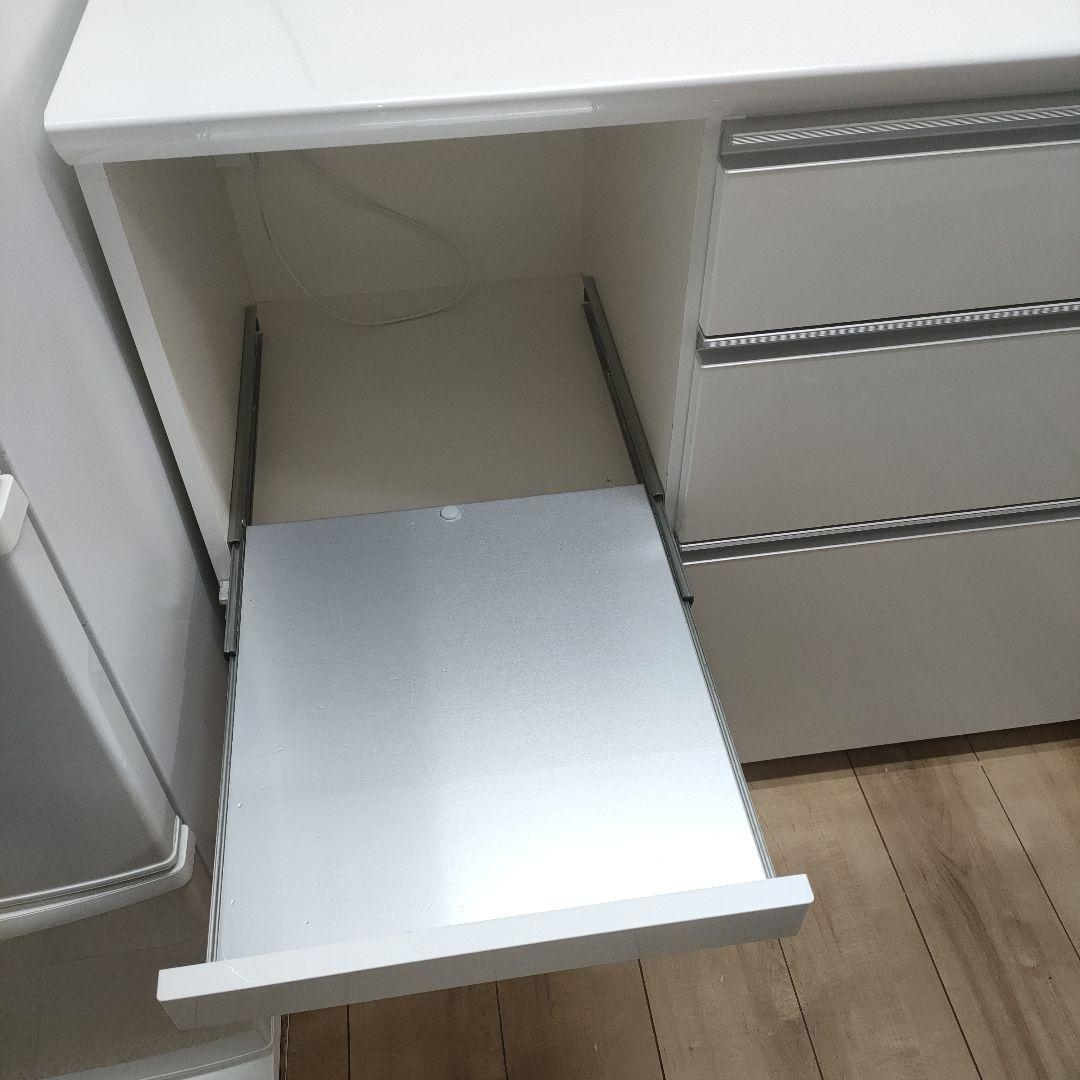 ももまる様用　パモウナ　カップボード　食器棚　ホワイト　160