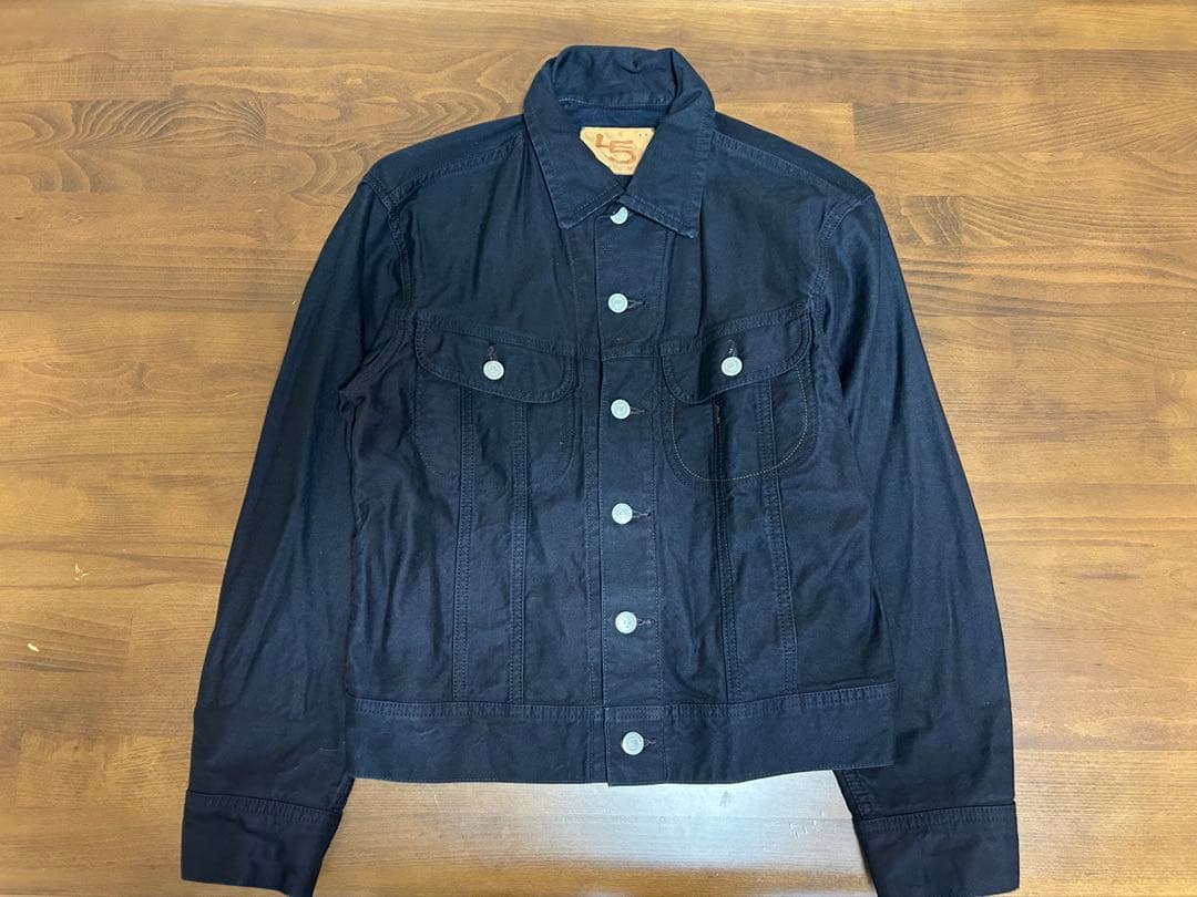 おこめサテンの908山比古比女ジャン(インディゴ)