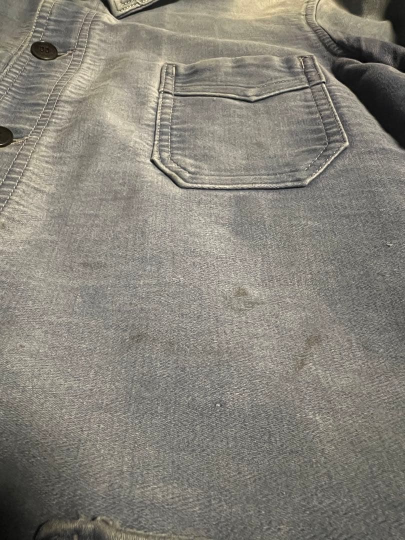 ぽ*る様 40s 50s フランス モールスキン カバーオール ヴィンテージ