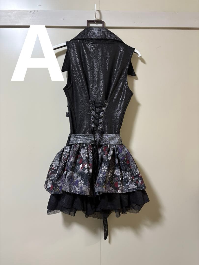 ロックスタイル ノースリーブミニワンピース