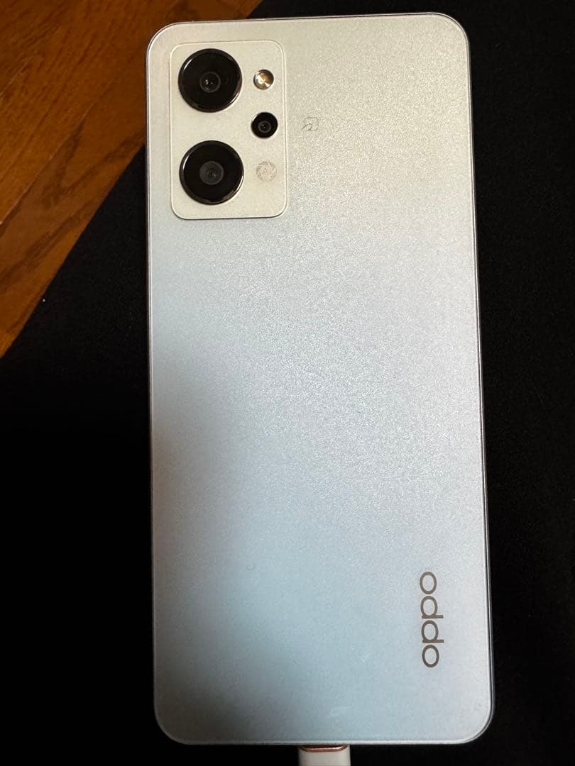 Oppo スマートフォン 本体 水色+ホワイト 6.43インチ