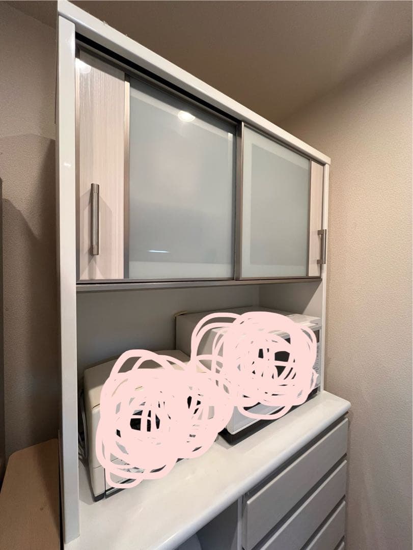 Shaq34　ニトリ　食器棚　カップボード