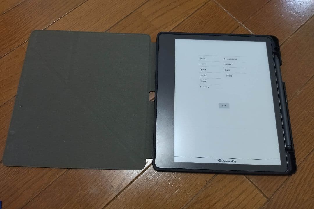 Kindle Scribe 本体 、プレミアムペン付き、カバー２種付き