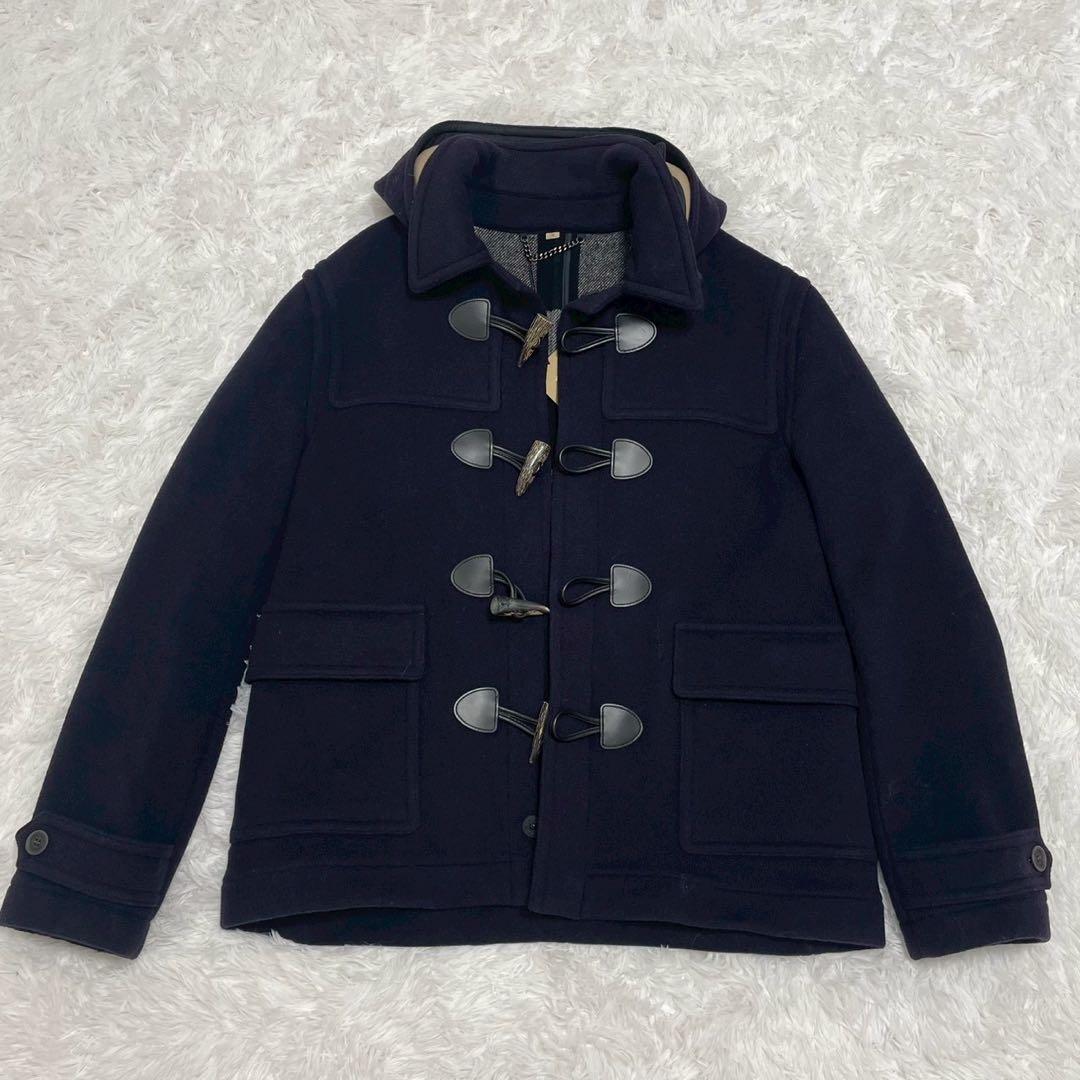 タグ付き XLサイズ バーバリーロンドン ダッフルコート トグル ノバチェック