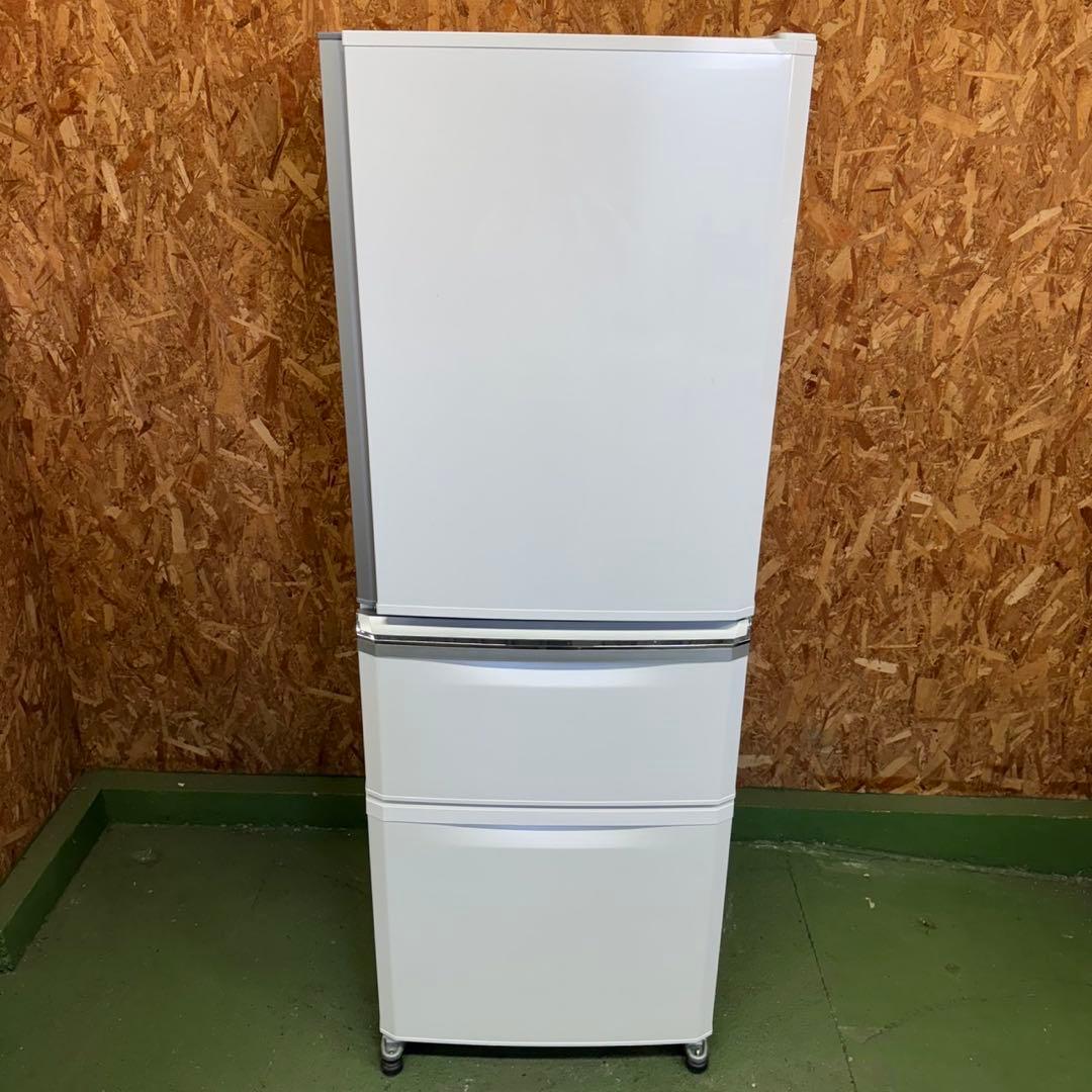 320送料設置無料 三菱　自動製氷機能付き大型冷蔵庫　330L 3ドア