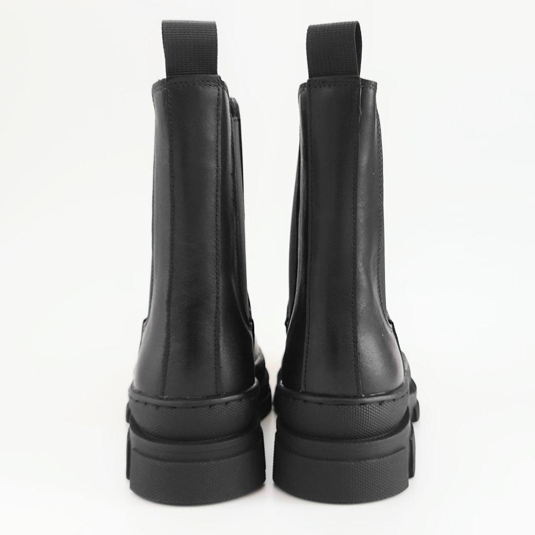 未使用 REMME レメ サイドゴア レザー ショート チェルシーブーツ イエナ