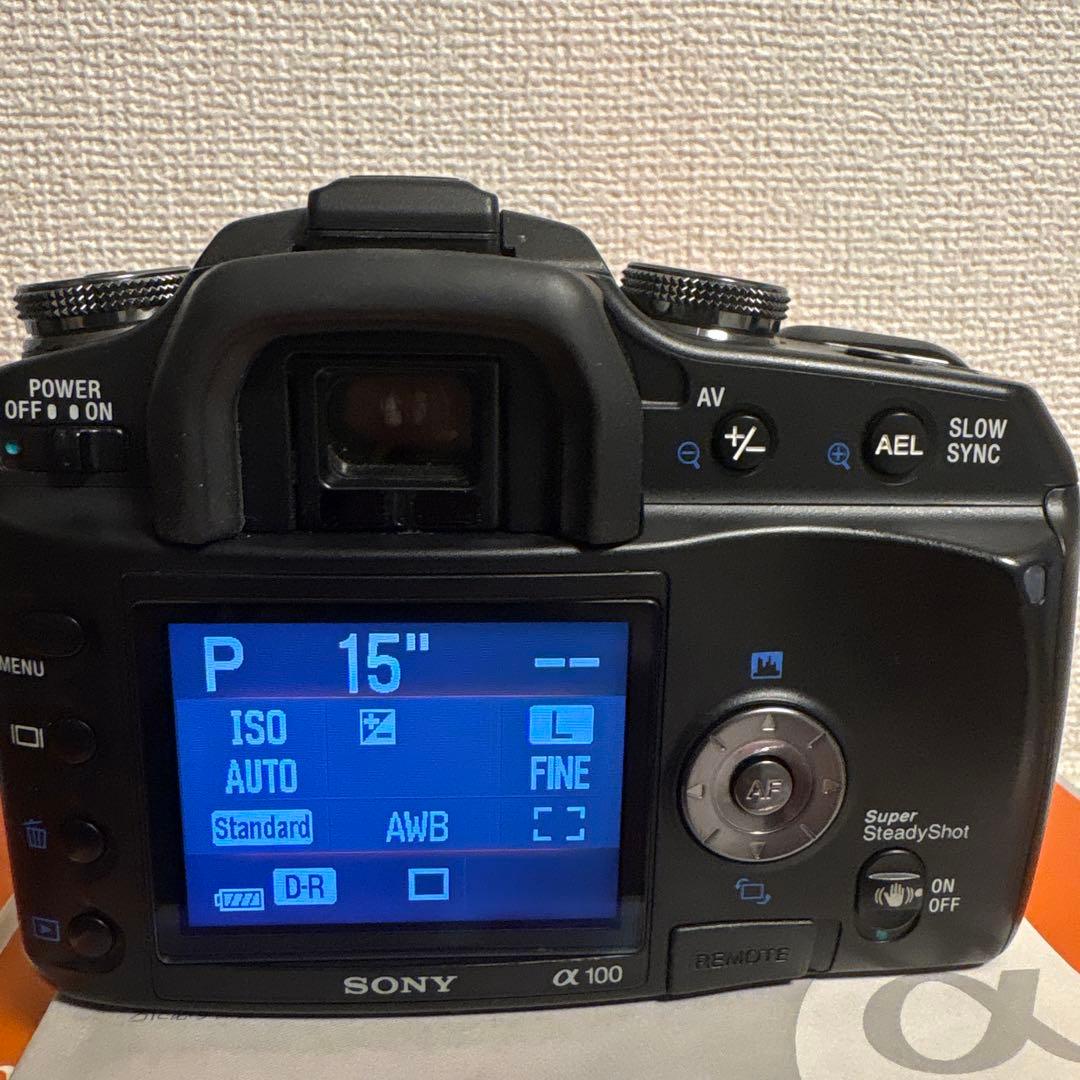 SONY dslr-a100w α100 ダブルレンズセット