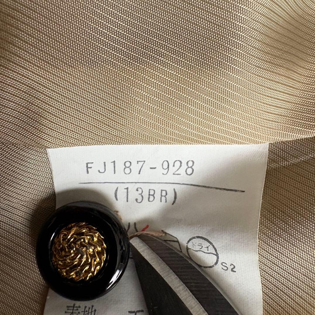 Burberrys ダブルブレスト グレンチェック 13BR 金ボタン シルク混