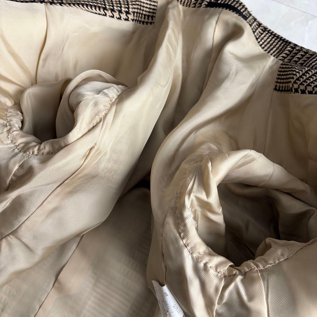 Burberrys ダブルブレスト グレンチェック 13BR 金ボタン シルク混