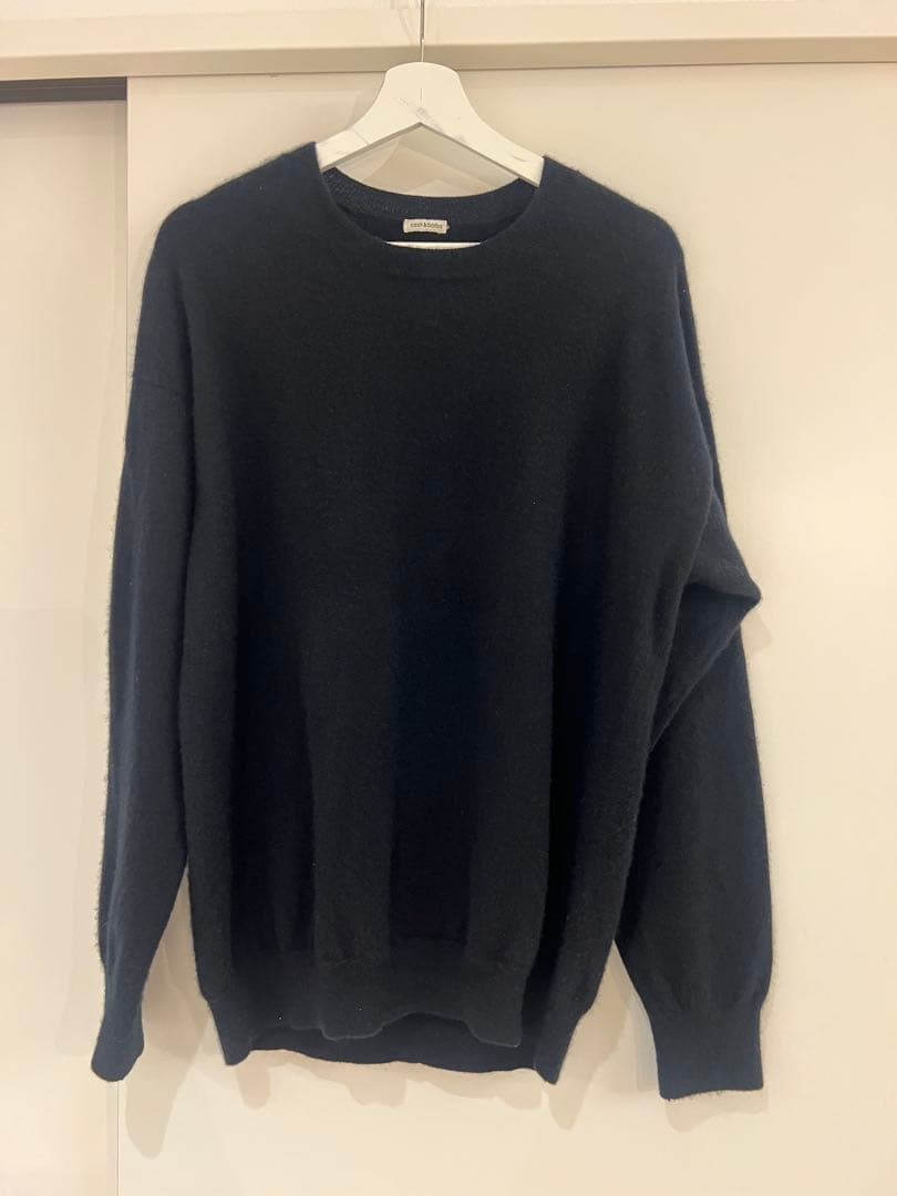 cash &barba モンゴリアンカシミヤ セットアップ 黒サイズ2