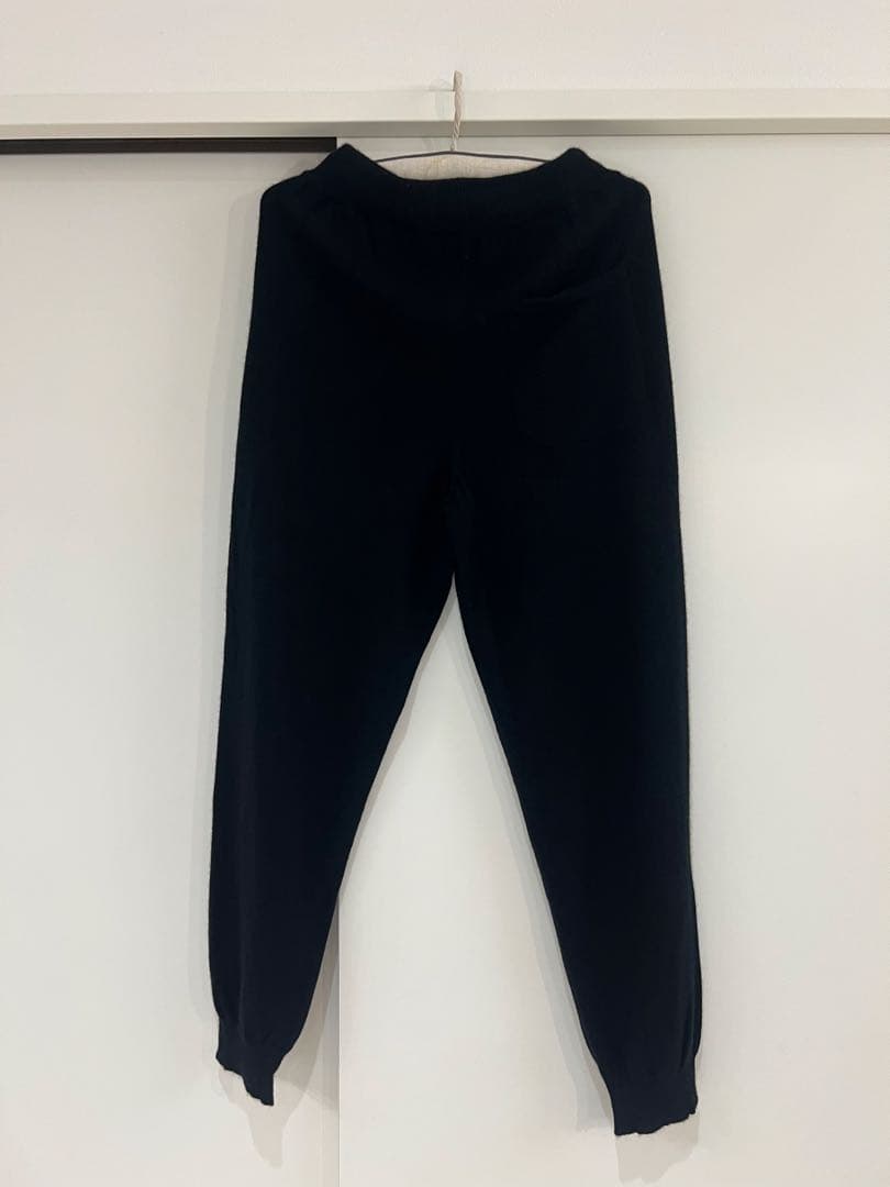 cash &barba モンゴリアンカシミヤ セットアップ 黒サイズ2