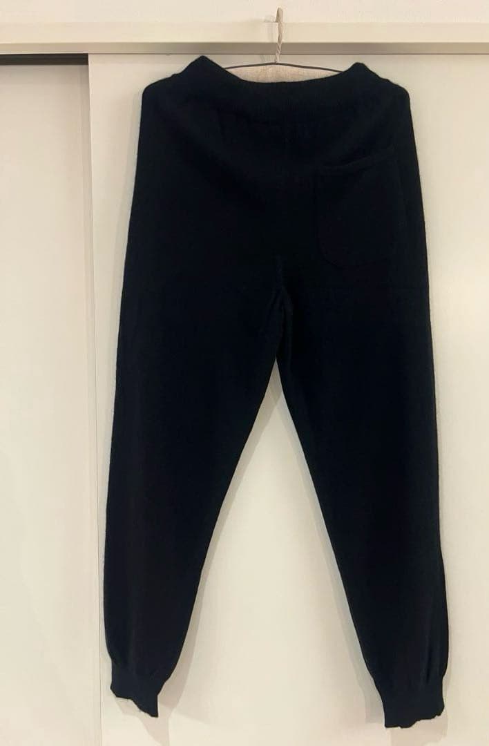 cash &barba モンゴリアンカシミヤ セットアップ 黒サイズ2