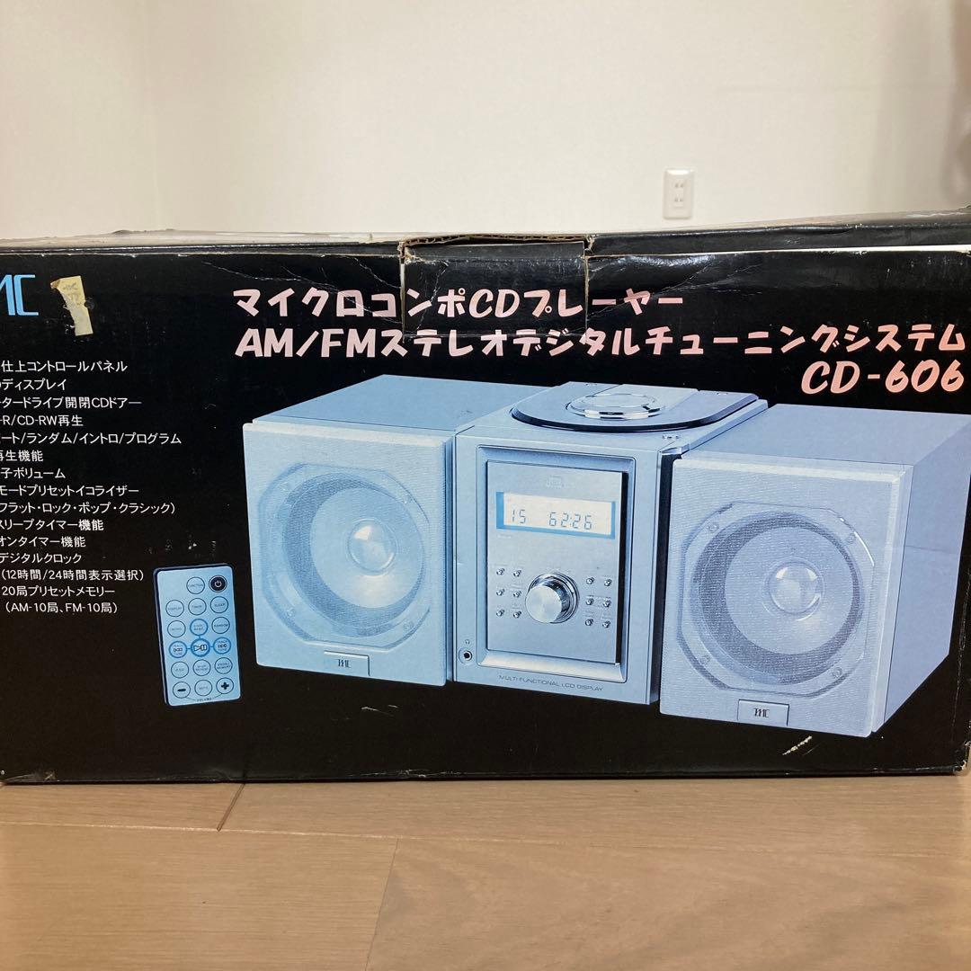 CD-606 AM/FM CDミニコンポ　プレーヤー新品未開封