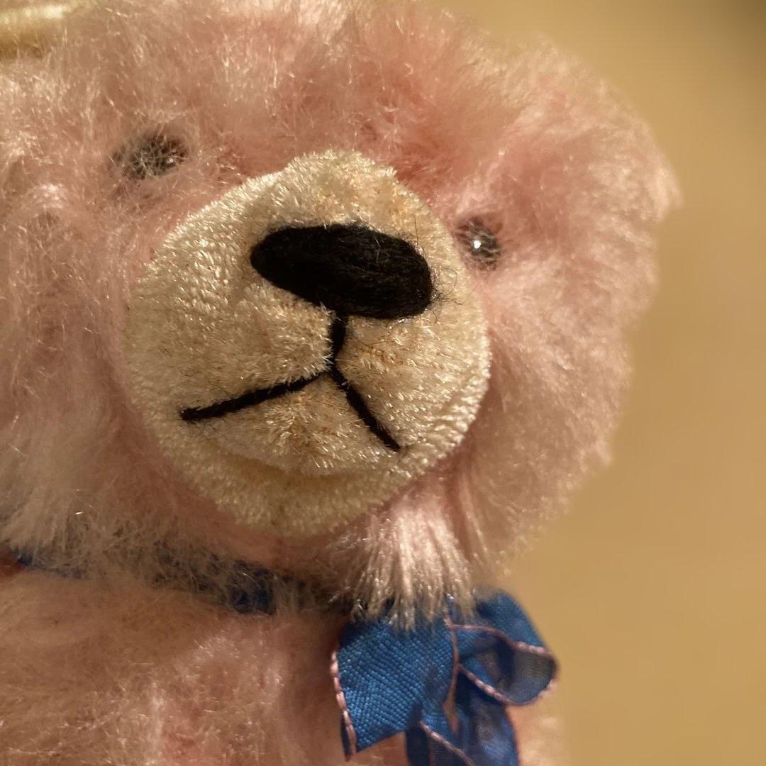 アンティークピンクのテディベア