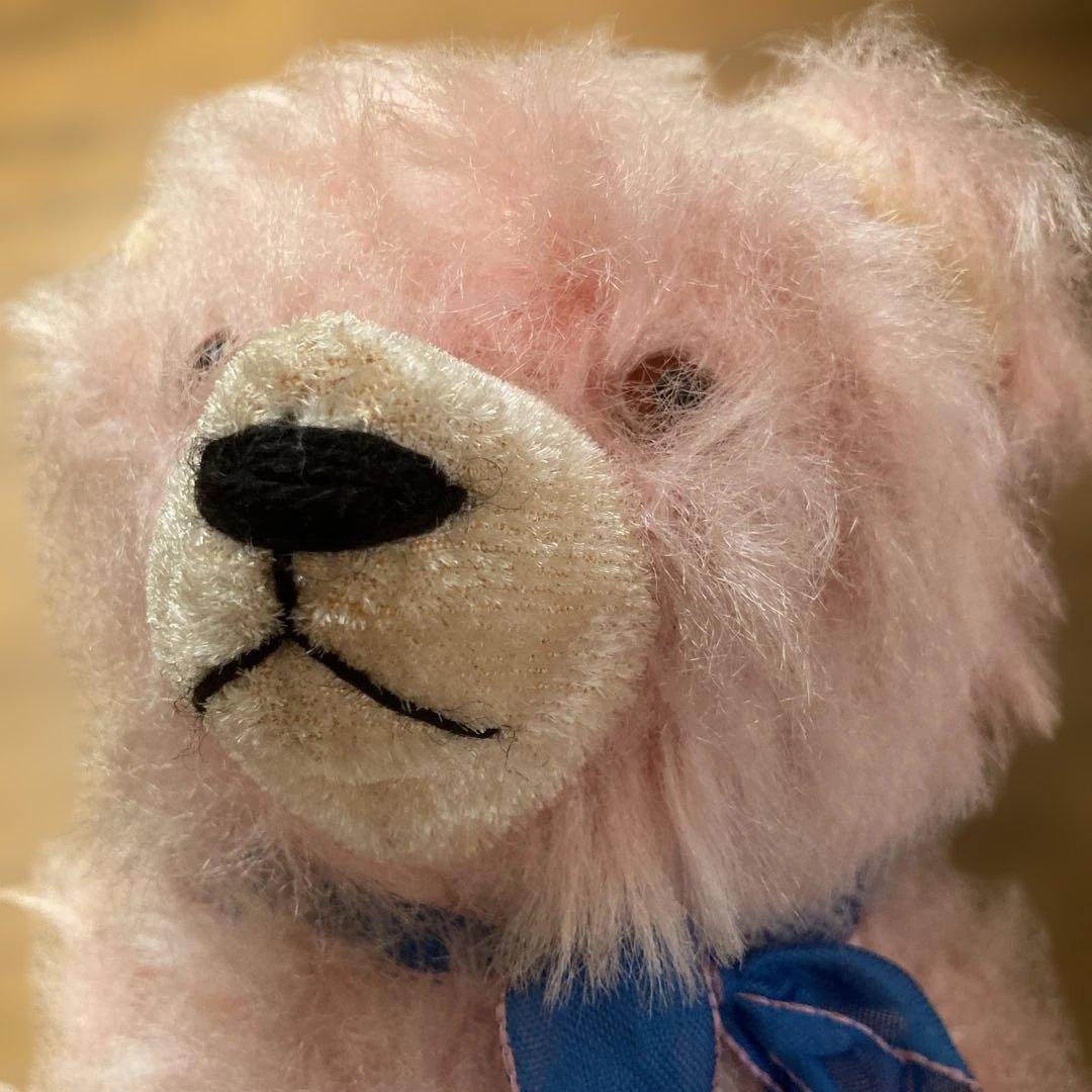 アンティークピンクのテディベア