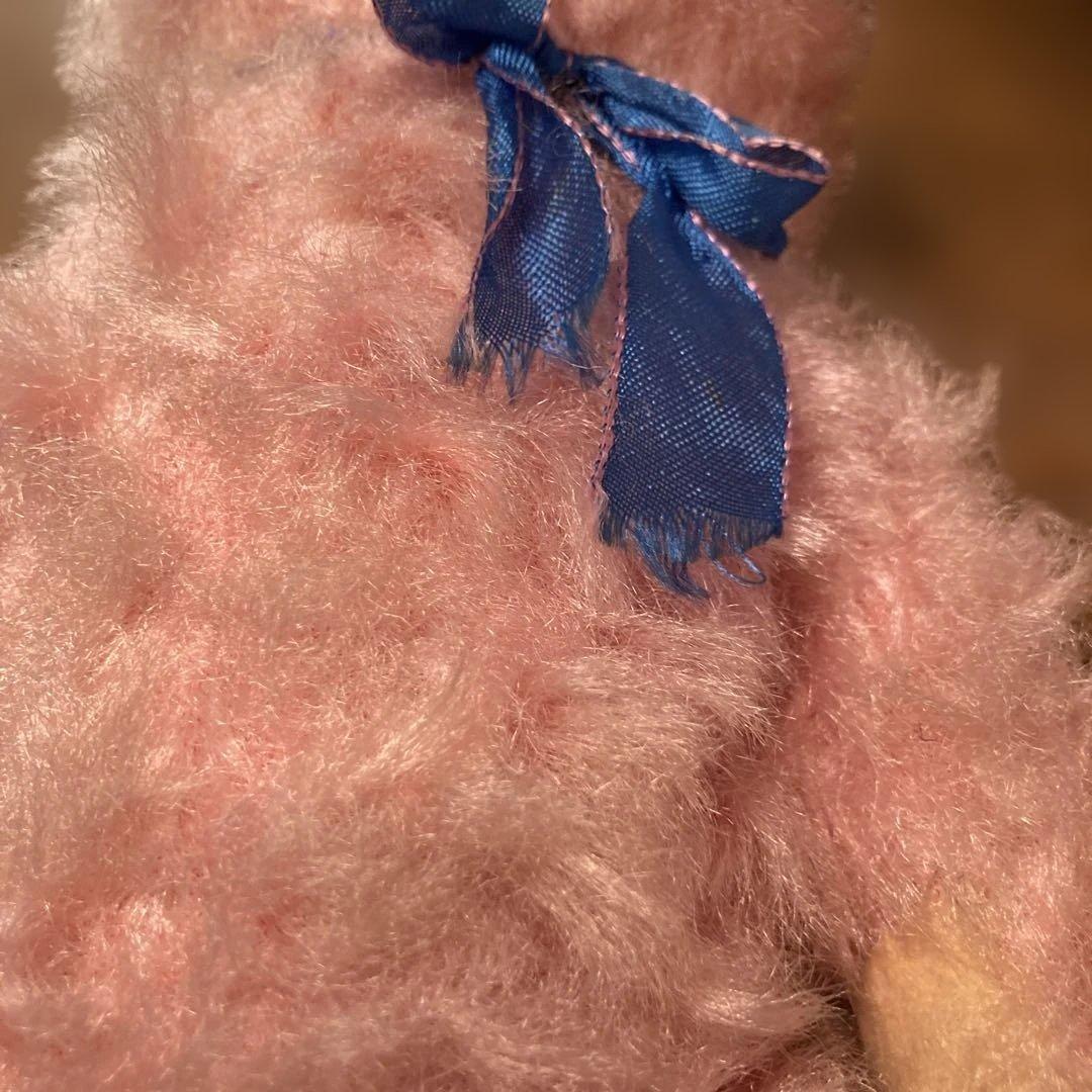 アンティークピンクのテディベア