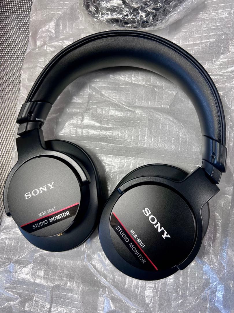 新品SONY MDR-M1ST スタジオモニター ヘッドホン　純正イヤーパッド付