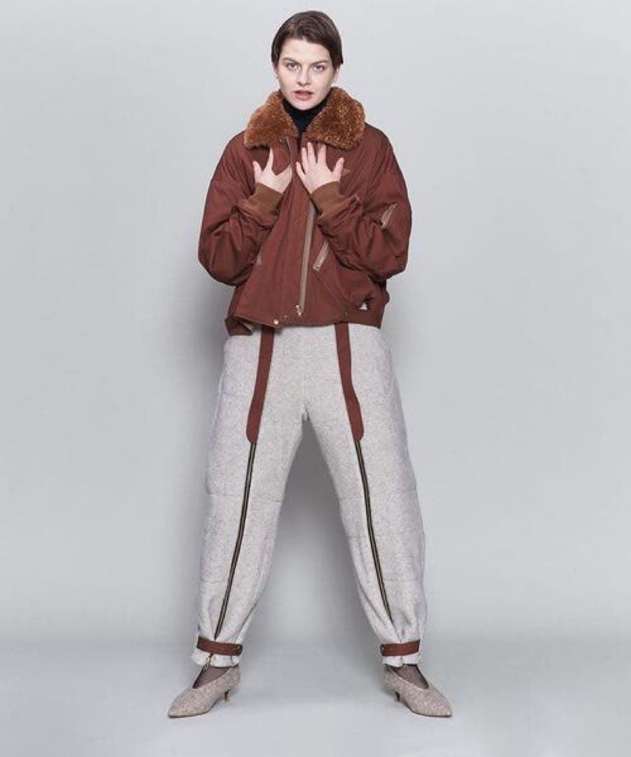 6 ROKU コットンナイロン パディング ジャケット