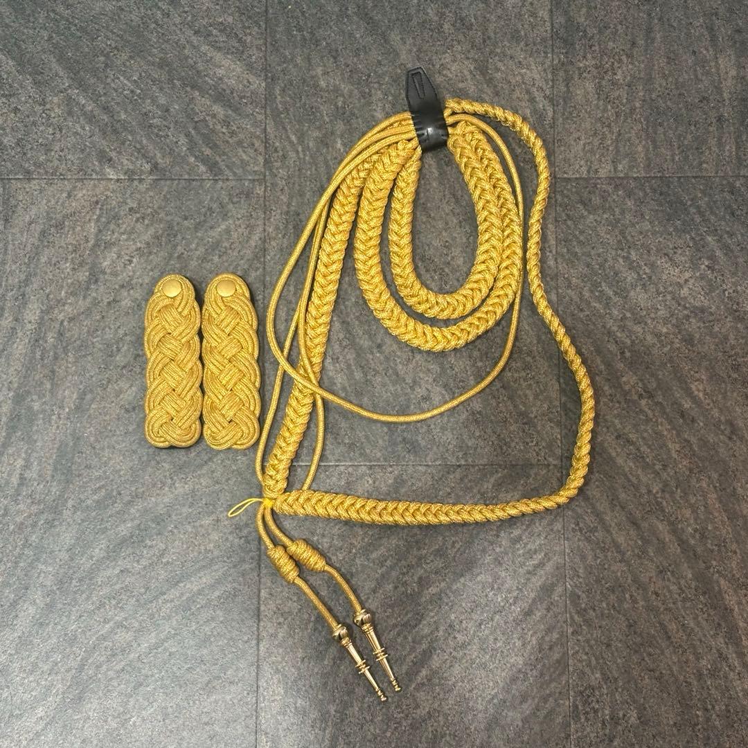 レニヤード　肩章セット　右肩用