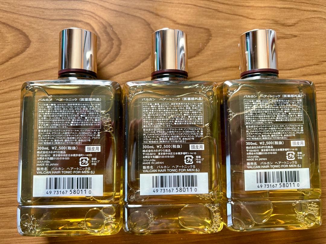 カネボウ VALCAN バルカン ヘアートニック L 300ml　３本セット