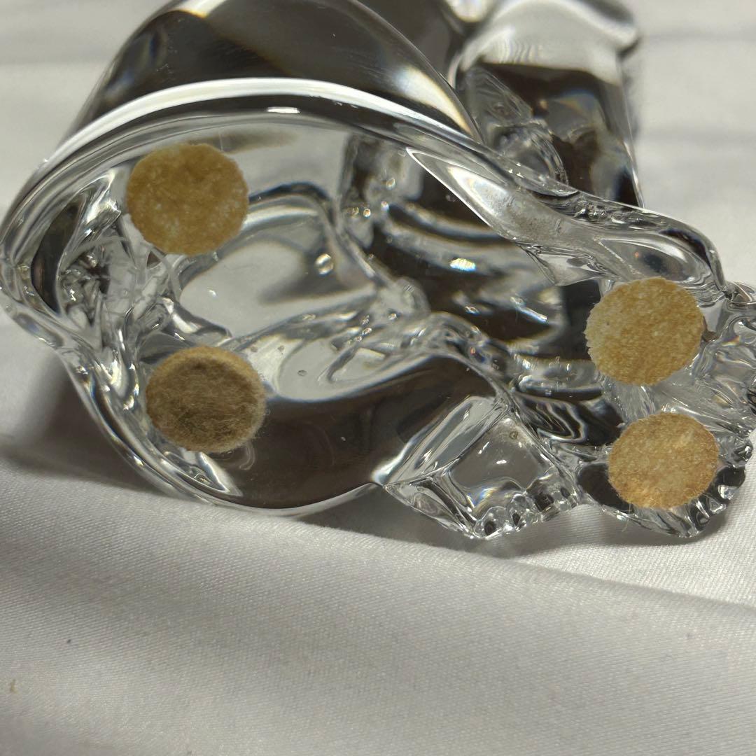 バカラ　エジプシャンキャット　フィギュリン　猫　クリスタル　置物