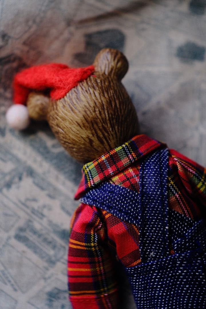 ヴィンテージ オーナメント チャイナヘッドドール ビスクドール クリスマス