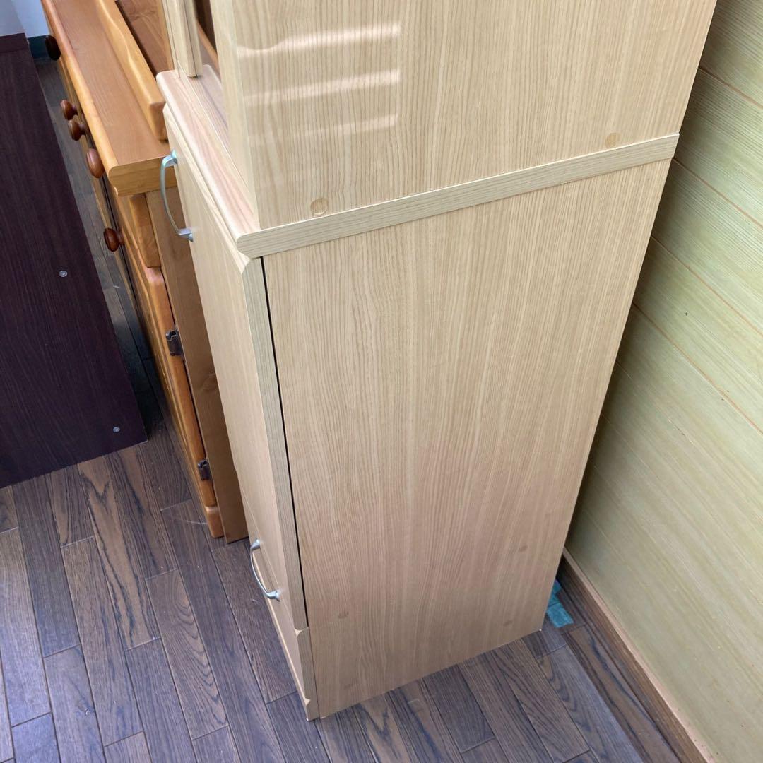 美品　食器棚 スリム食器棚 キッチン収納 タワーラック ¥