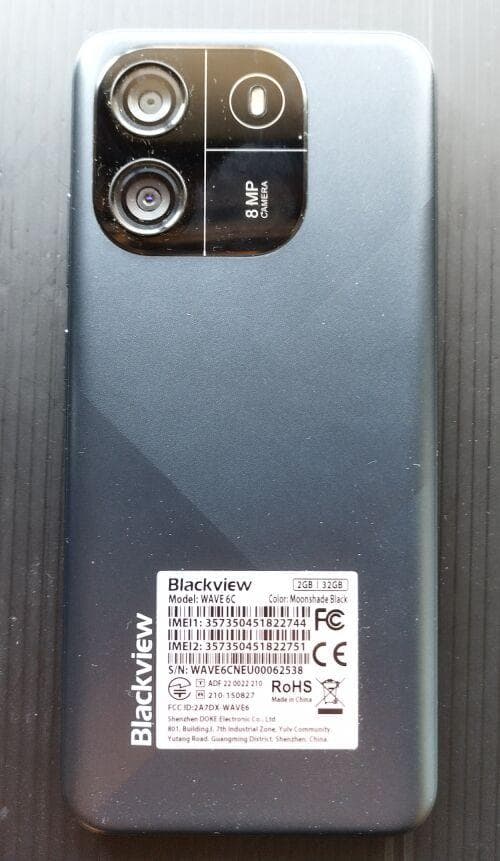 BlackviewWave6C SIMフリー 6.5インチ Android13