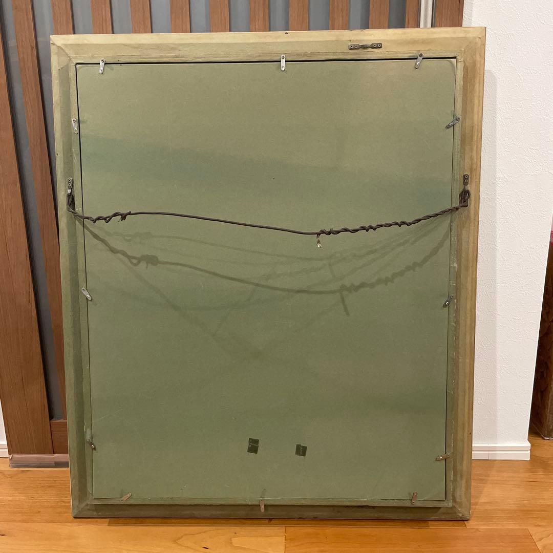 アンティーク　油彩額縁　Ｆ15 ガラス