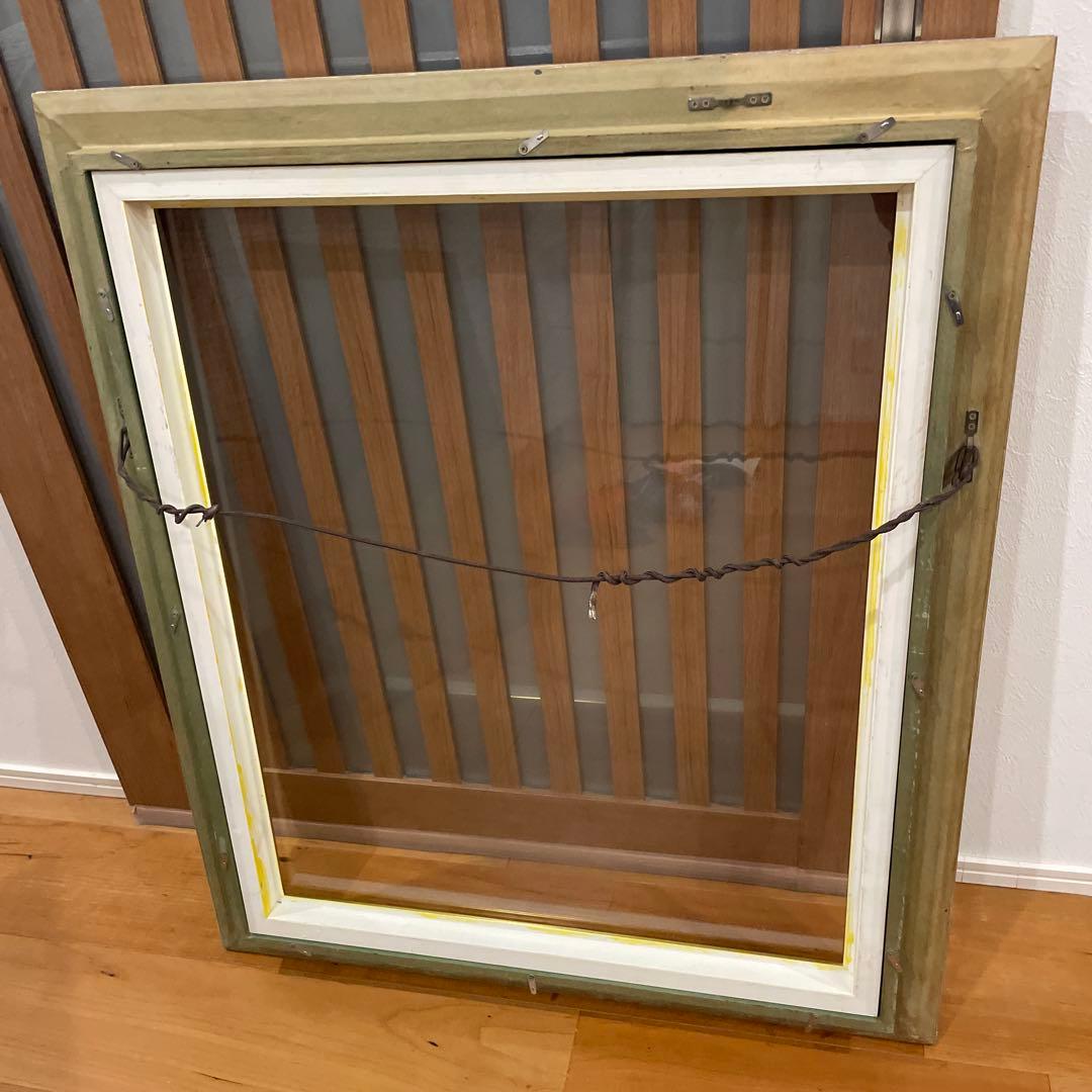 アンティーク　油彩額縁　Ｆ15 ガラス