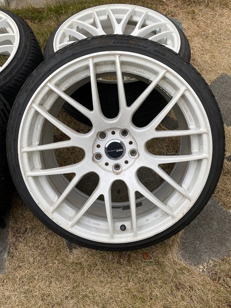 WORK EMOTION M8R 19×9.5J 5/114.3+38 ホワイト