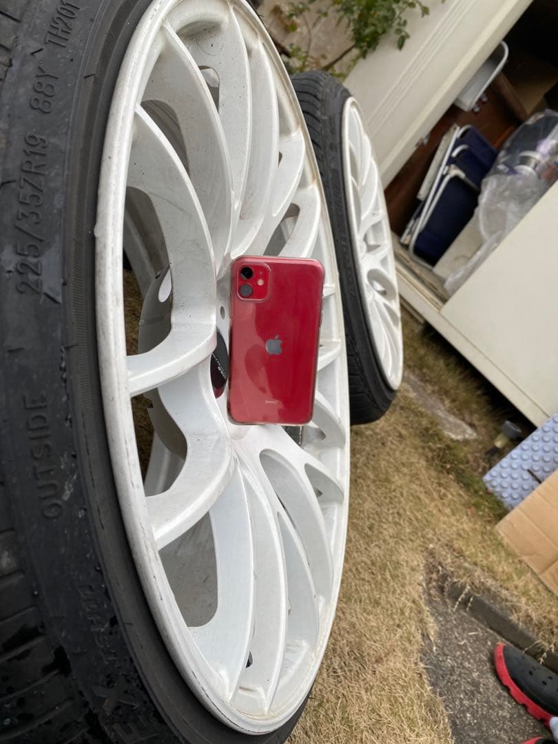 WORK EMOTION M8R 19×9.5J 5/114.3+38 ホワイト