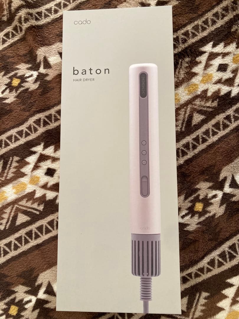cado baton ヘアドライヤー ネイビー