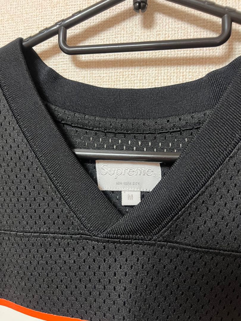 khaki 　supreme フットボールシャツ