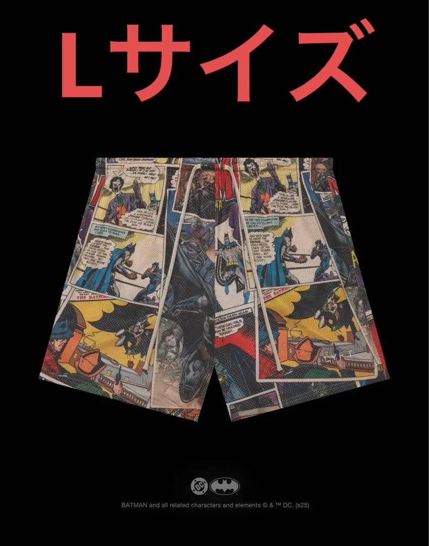 新品未使 LYFT BATMAN COMICDESIGN MESH SHORTS