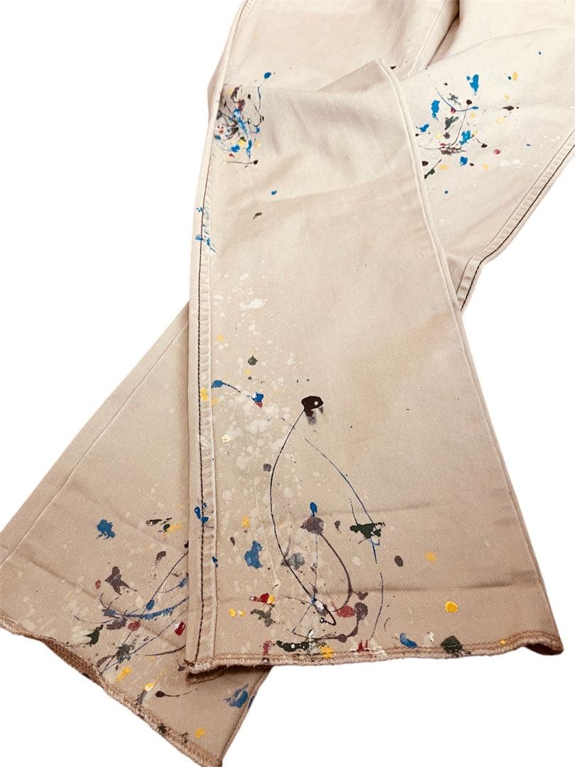 ナンバーナイン 08AW ペンキ加工チノ ポートランド期 キムタク 木村拓哉着