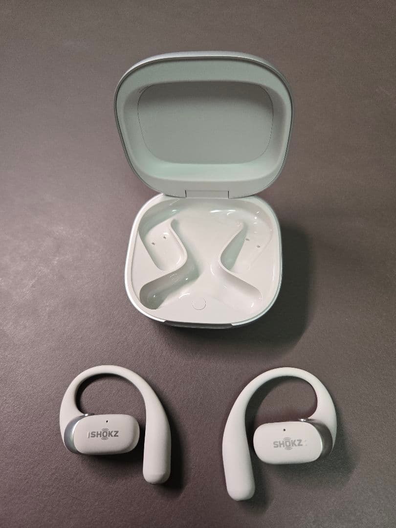 SHOKZ OPENFIT2+ 　グレー　ワイヤレスイヤホン
