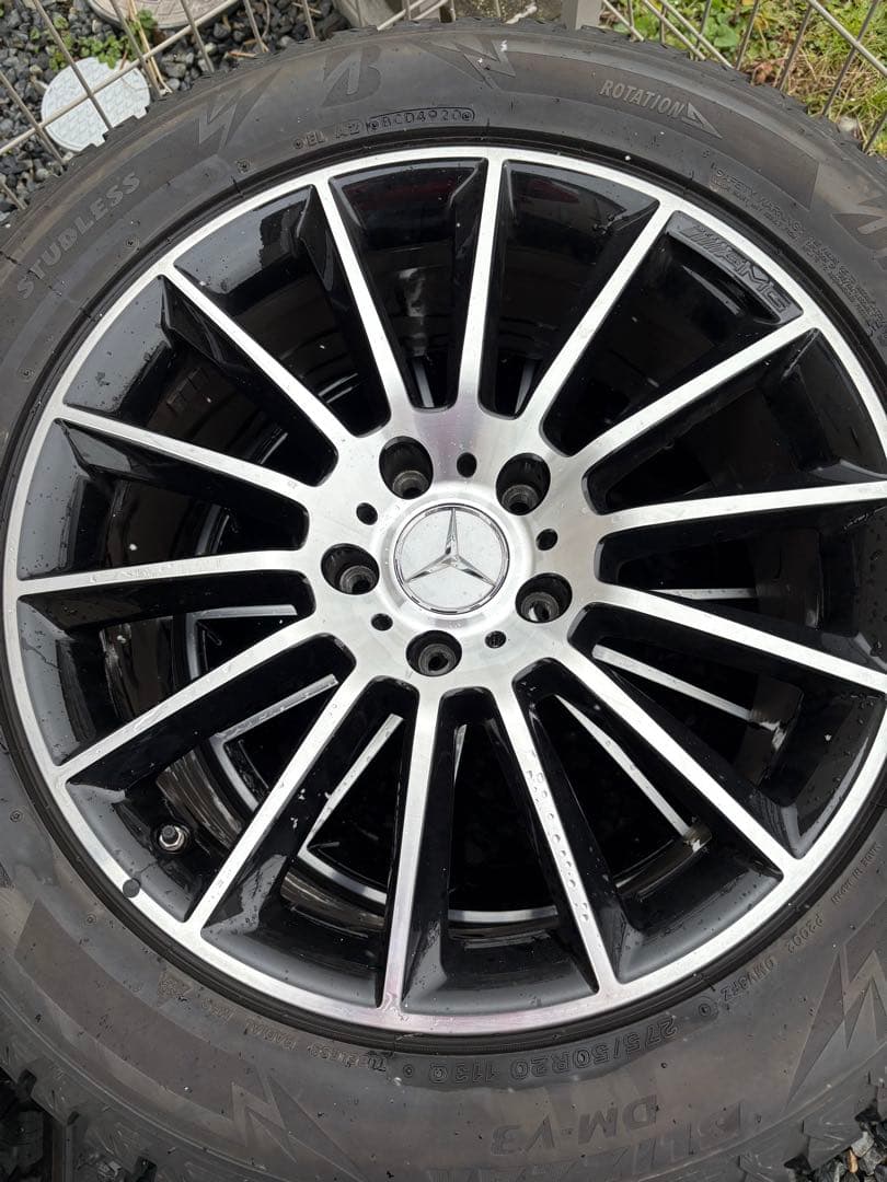 メルセデスG400dAMGホイル 275/50R20 ホイールスタッドレスセット