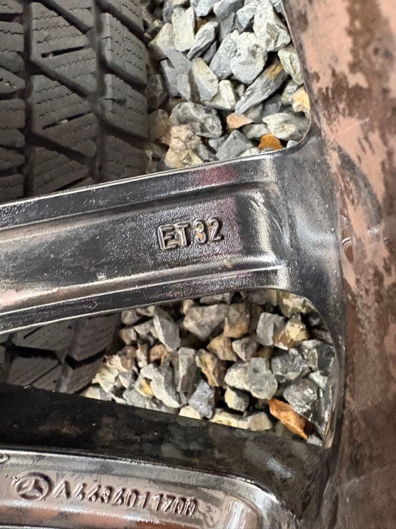 メルセデスG400dAMGホイル 275/50R20 ホイールスタッドレスセット