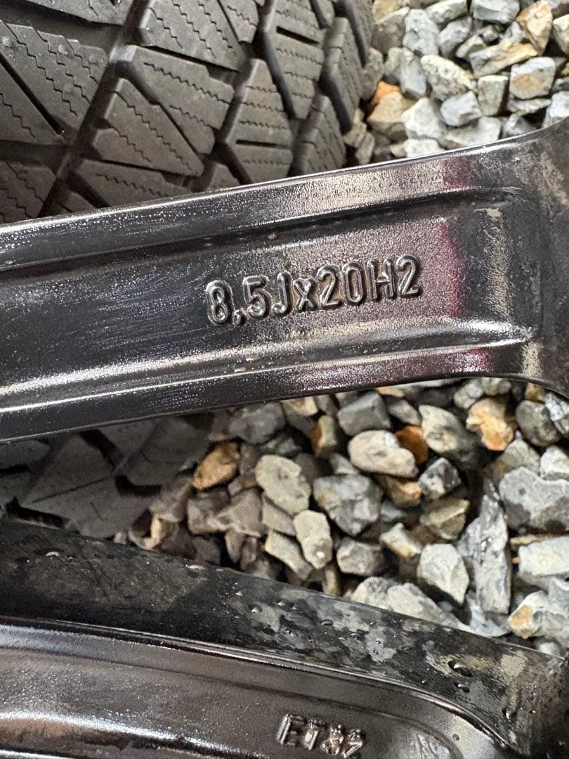 メルセデスG400dAMGホイル 275/50R20 ホイールスタッドレスセット