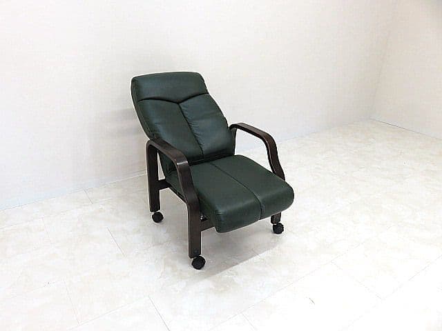 FUJI FURNITURE/冨士ファニチア キャスター付きリクライニングチェア