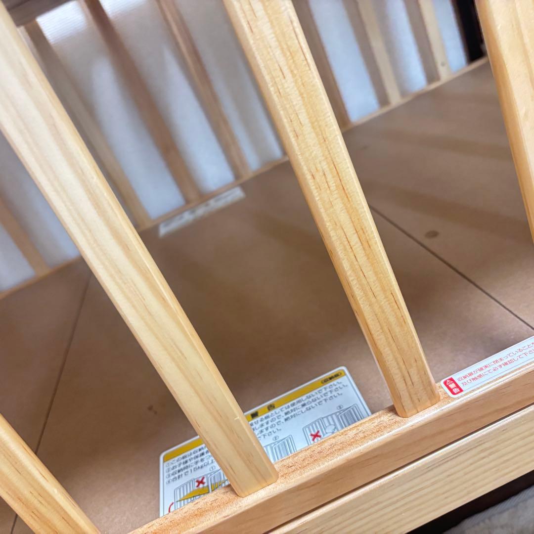 木製ベビーベッド KATOJI カトージ　ハイシート