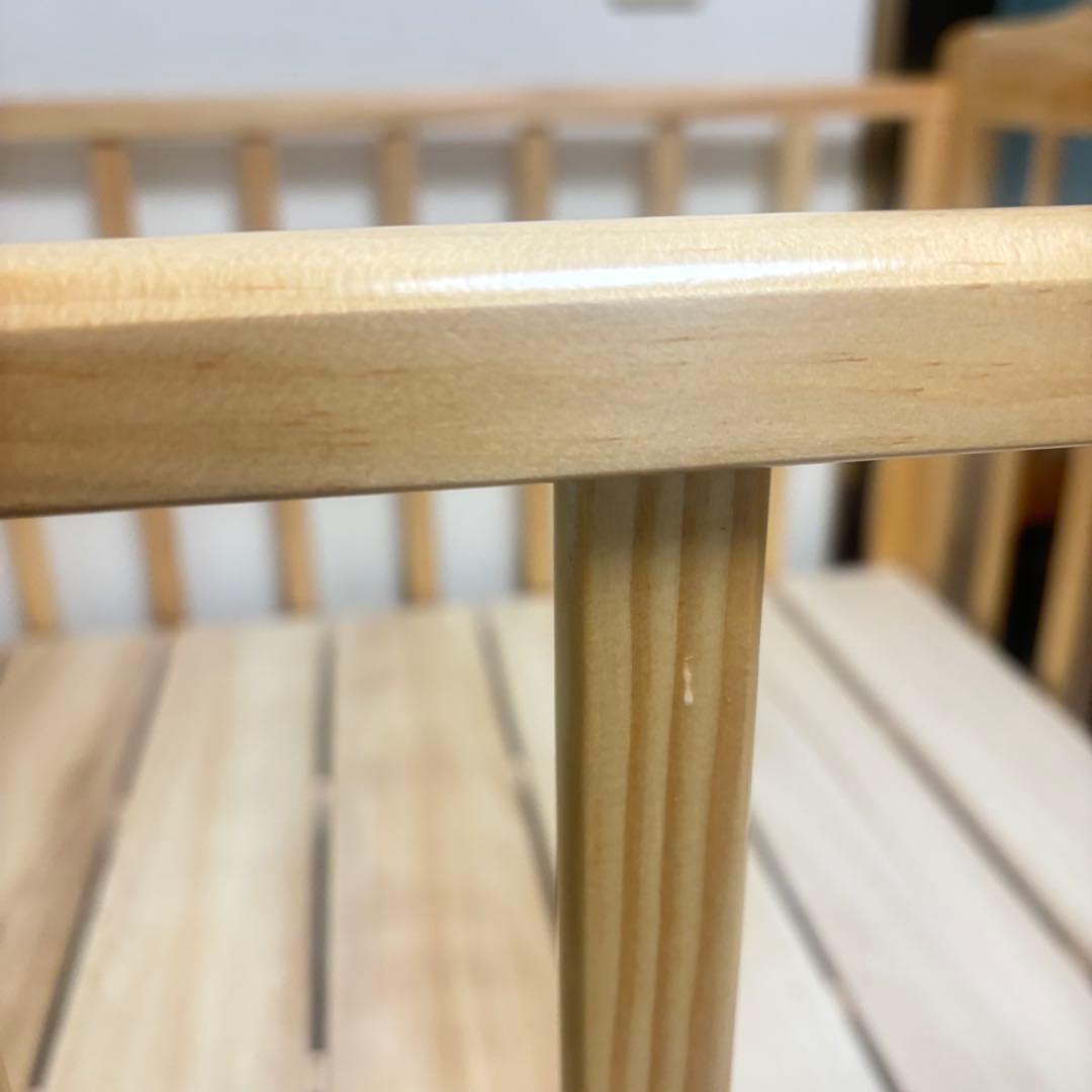 木製ベビーベッド KATOJI カトージ　ハイシート