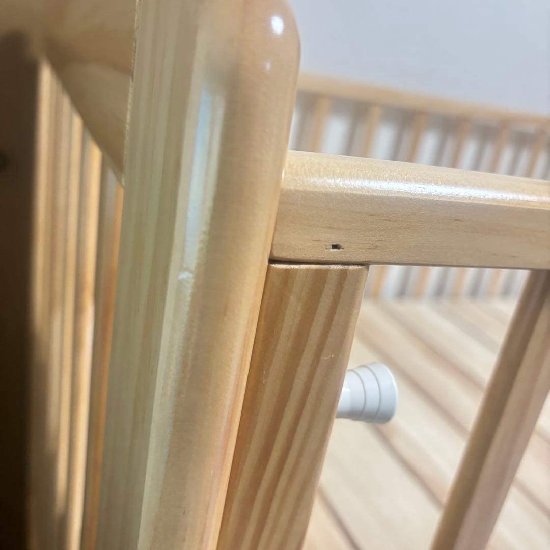 木製ベビーベッド KATOJI カトージ　ハイシート