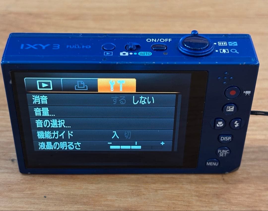 Canon IXY 3 青　コンパクトデジタルカメラ